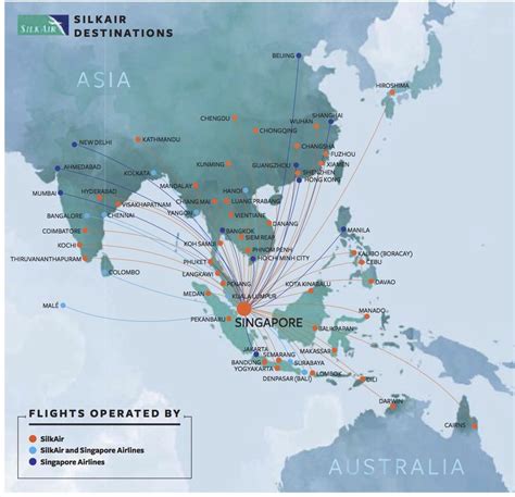 singapore air route map.